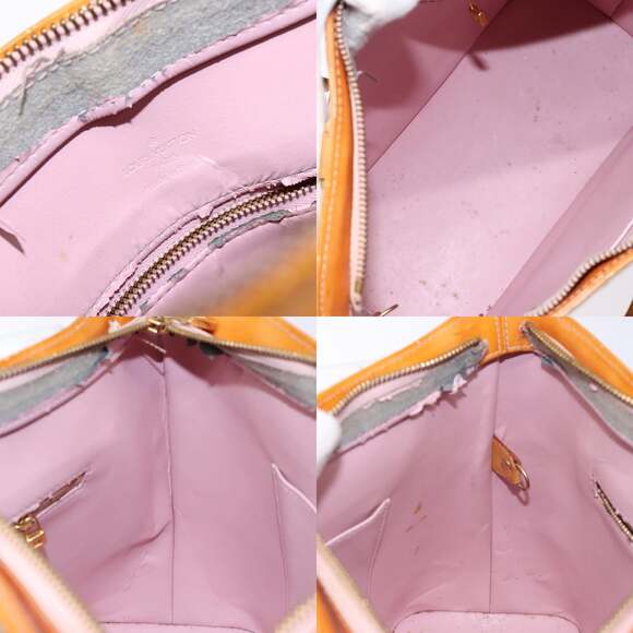 LOUIS VUITTON Monogram Vernis Houston Bag Marshmallow Pink M91302 - Picture 12 of 13